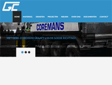 Tablet Screenshot of coremans.com